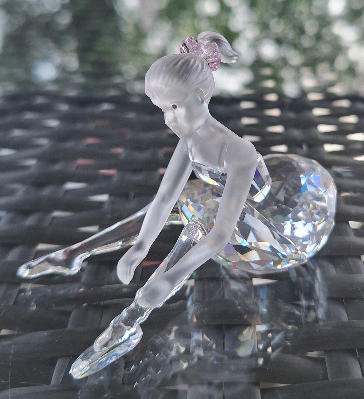 Jonge ballerina Swarovski, Ophalen