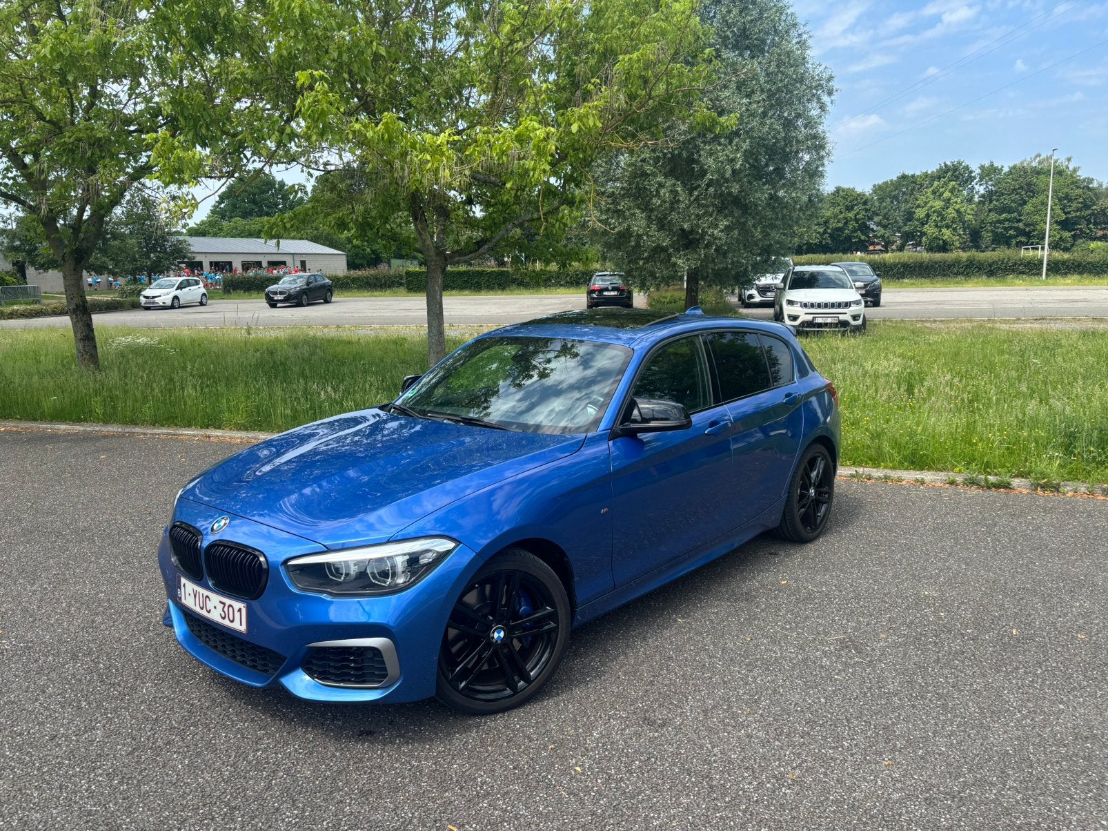 BMW M140i Shadow Edition | Pano | CarPlay | Memory Seats |, Auto's, BMW, Automaat, Euro 6, Blauw, Alcantara