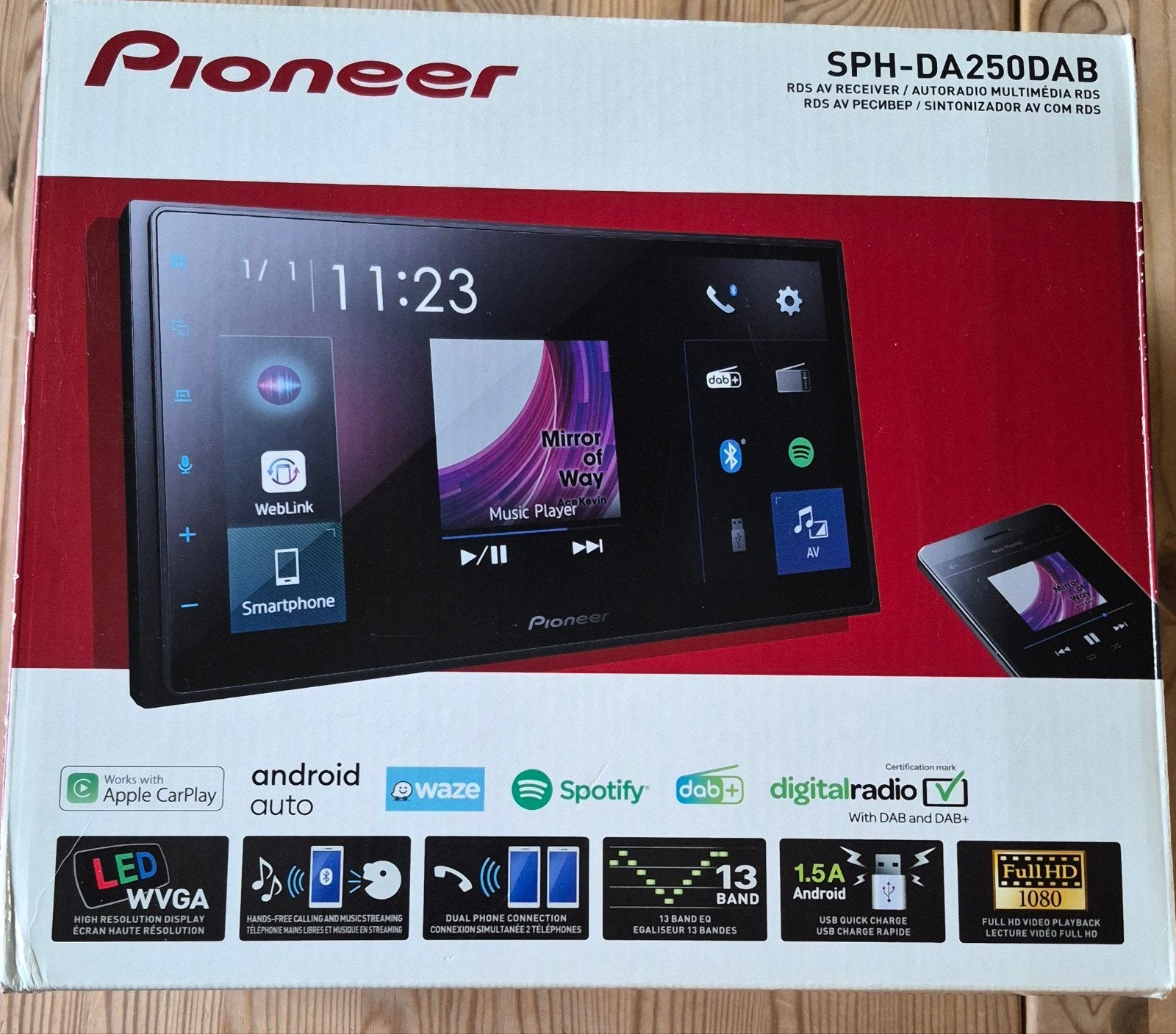 SPH-DA250DAB nieuwe multimedia autoradio, Ophalen, Nieuw