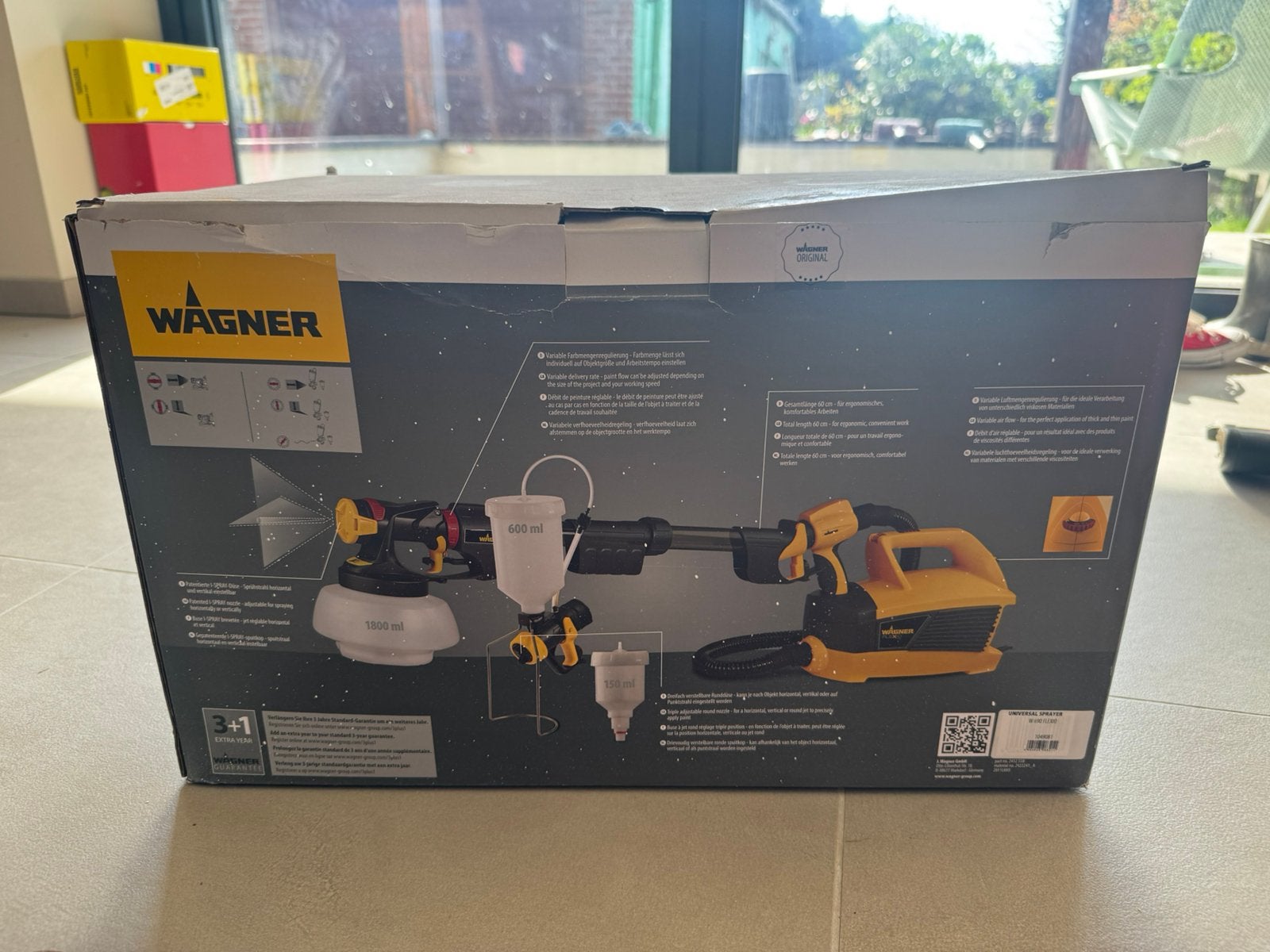 Wagner W690 Flexio verfspuit machine, Doe-het-zelf en Bouw, Ophalen, Gebruikt
