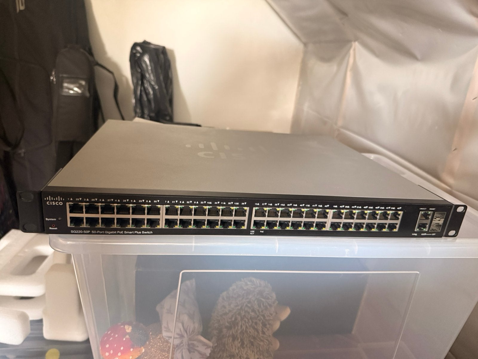 Cisco SG220-50P PoE switch, Enlèvement, Comme neuf