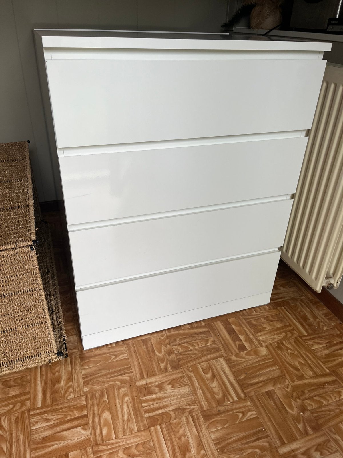 2x Ikea malm ladekasten hoogglans wit, Ophalen