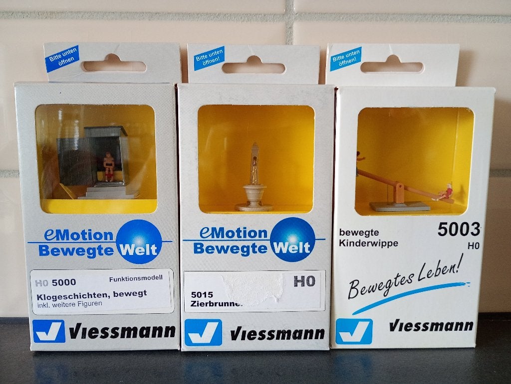 Viessmann "Émotion" modules animés H0, Enlèvement, Utilisé, Pont, Tunnel ou Bâtiment, Autres marques