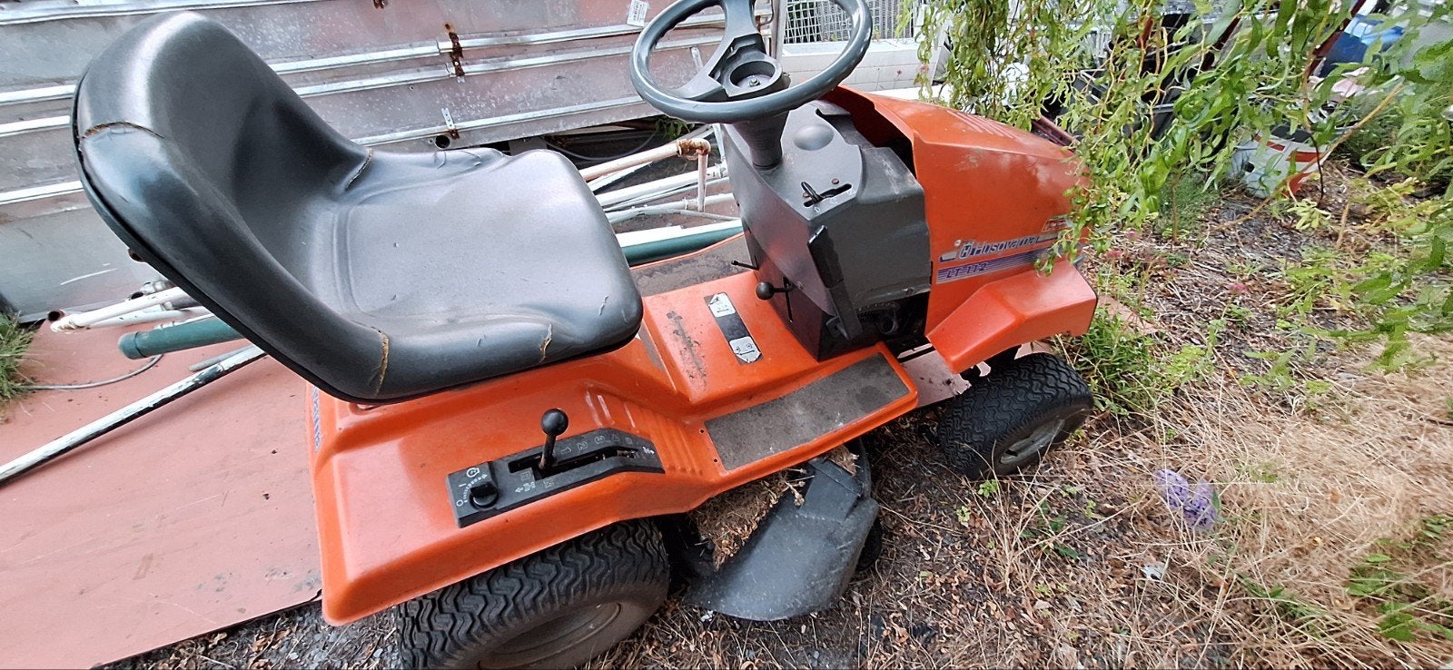 husqvarna zitmaaier, Ophalen