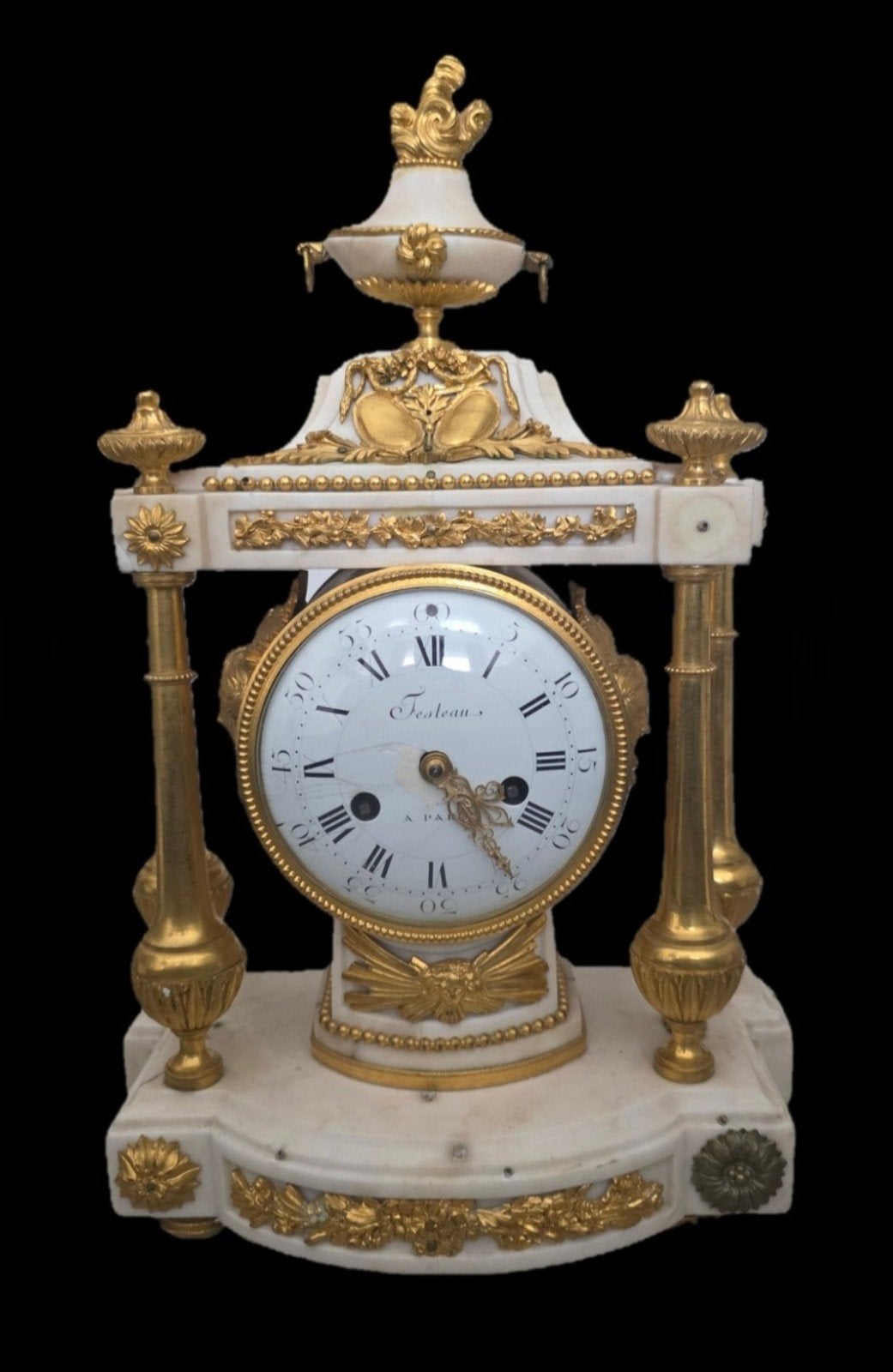 Festeau Paris klok uit de Lodewijk XVI-periode, Ophalen of Verzenden