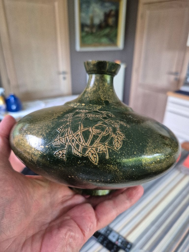 Japanse bronzen vaas, Antiek en Kunst, Ophalen of Verzenden