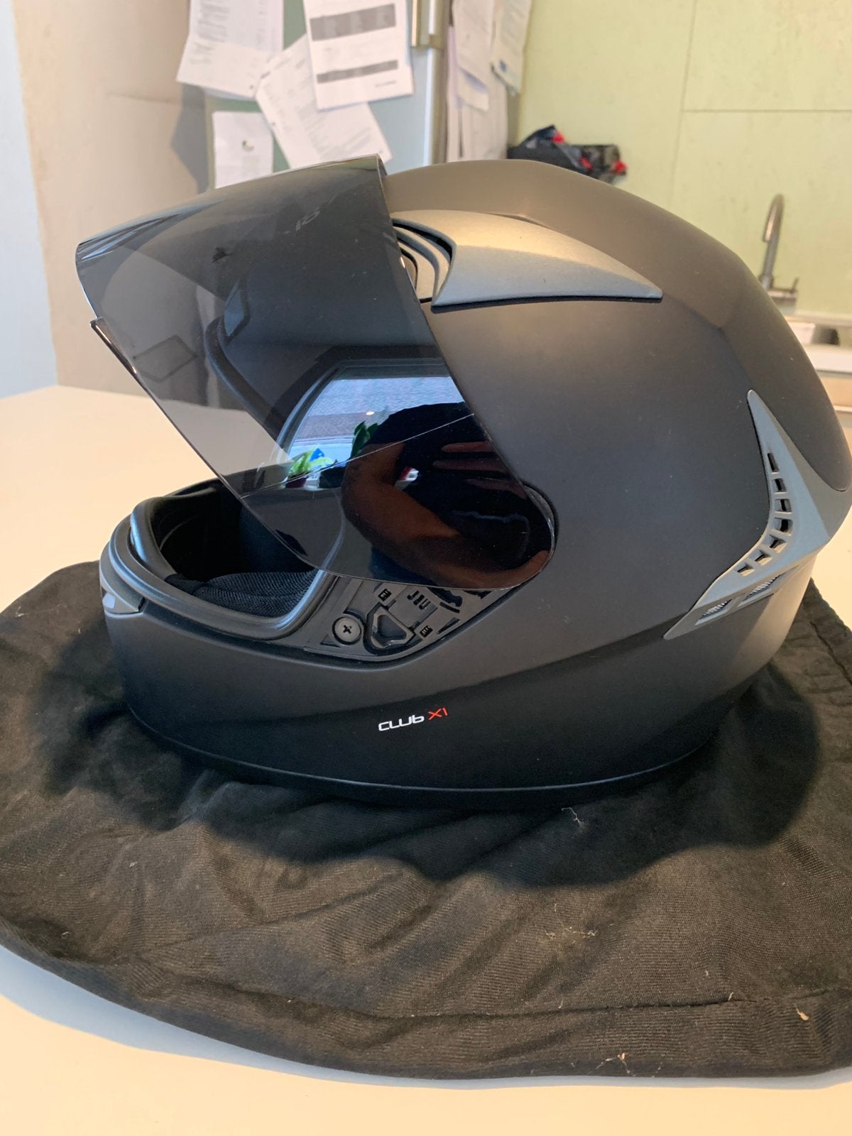 Helm karting met communicatie aansluiting, Motoren, Ophalen, Nieuw zonder kaartje, S