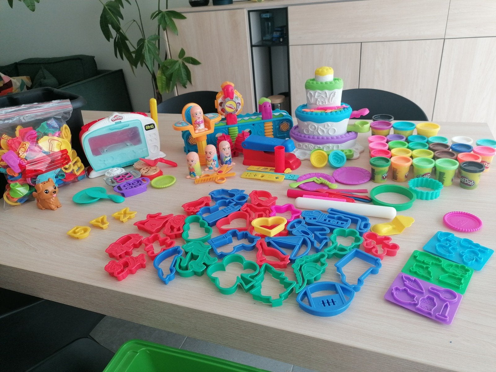 Groot lot Playdoh plasticine, Enlèvement ou Envoi, Comme neuf, Garçon ou Fille