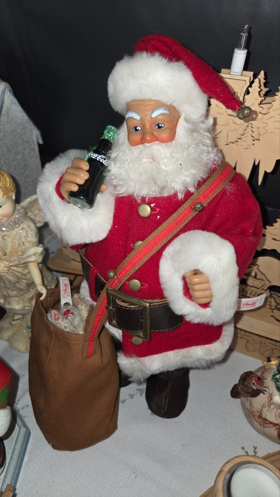 steiff coca cola santa, Enlèvement, Comme neuf, Ours en tissus, Steiff