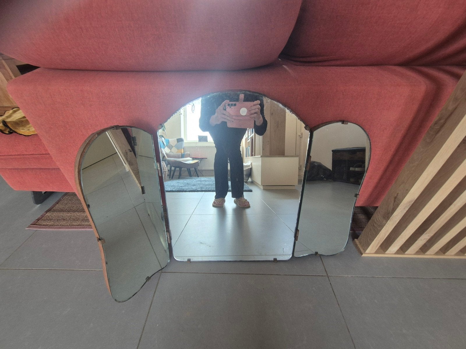 Oude spiegel, Huis en Inrichting, Woonaccessoires | Spiegels, Ophalen