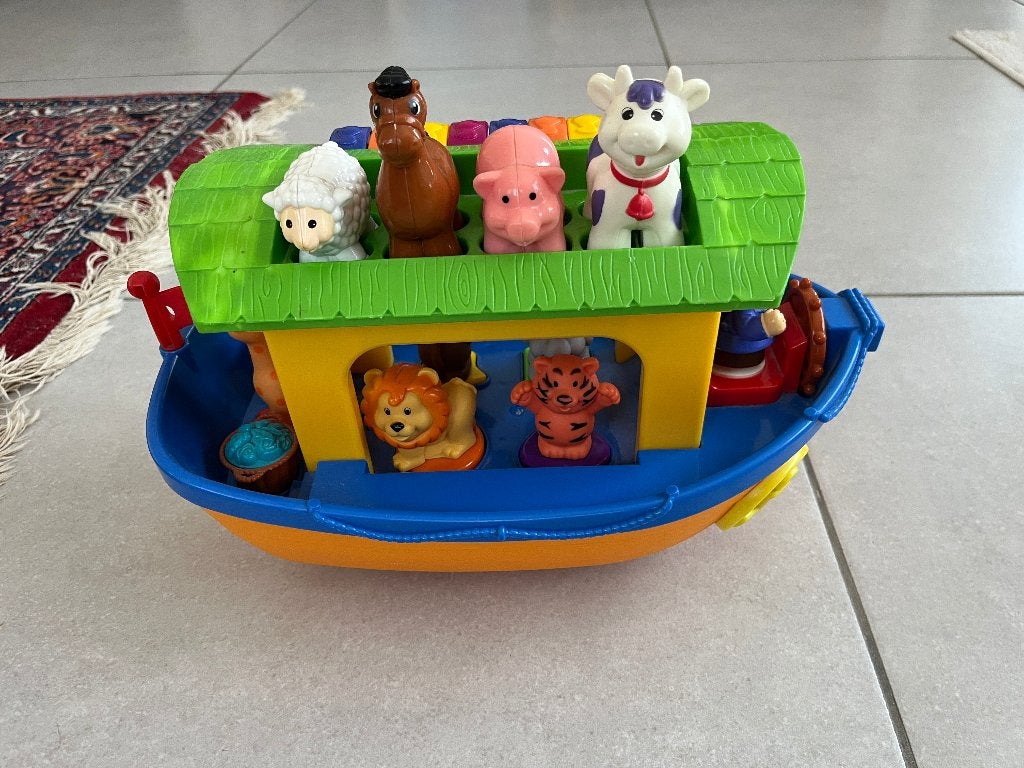 Fisher-Price Ark van Noach, Ophalen, Gebruikt, Speelset, Met geluid