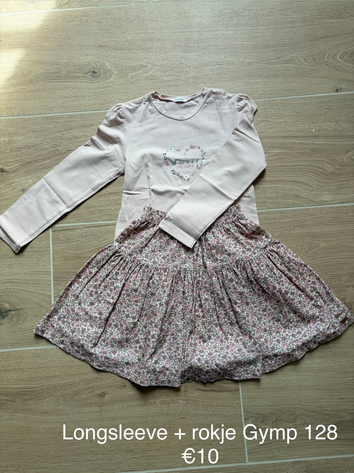 Setje Gymp, rokje met longsleeve, Enlèvement, Utilisé, Ensemble