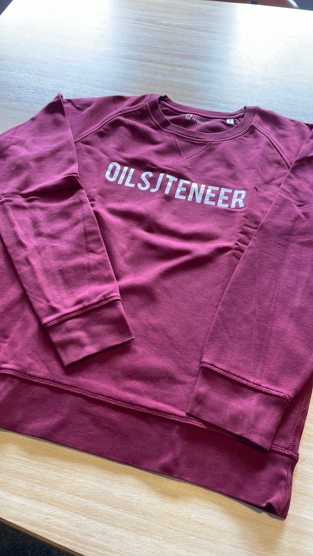 Sweater Oilsjteneer bordeaux maat S, Kleding | Heren, Truien en Vesten, Ophalen of Verzenden, Zo goed als nieuw, Maat 46 (S) of kleiner