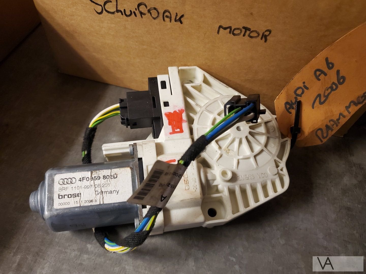 Audi A6 4f 2004 - 2010 raammotor rechts voor 4f0959802d €20, -, Audi, Utilisé, -