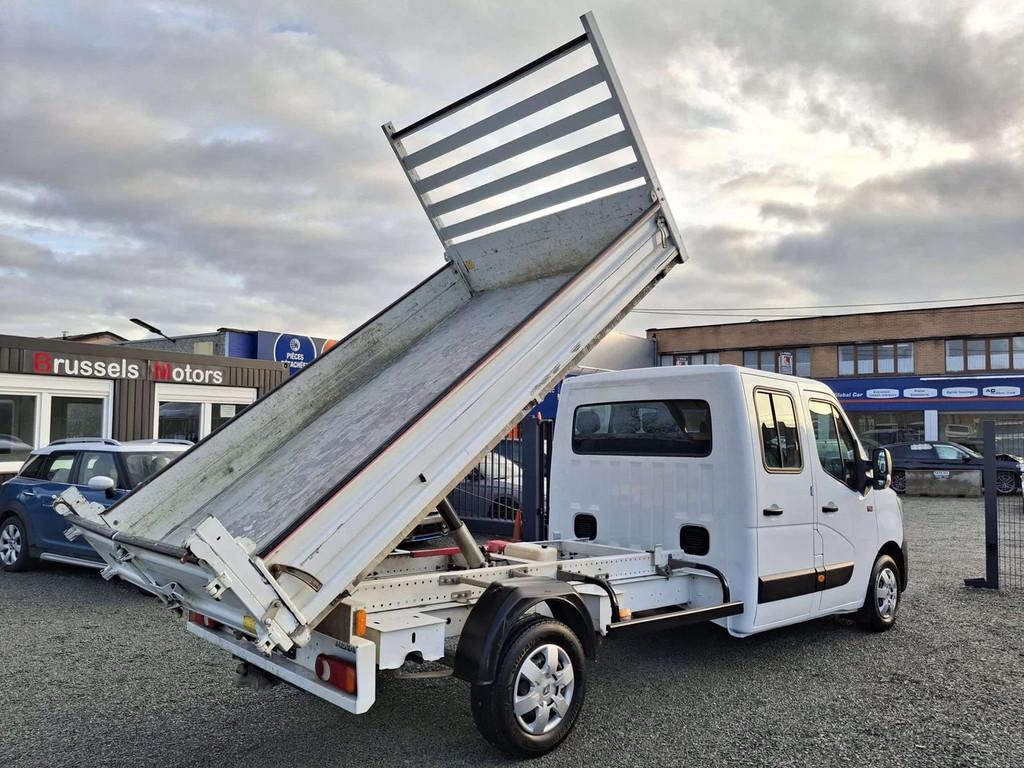 Renault Master benne basculante 7 places (bj 2020), 4 deurs, Gebruikt, Euro 6, 4 cilinders