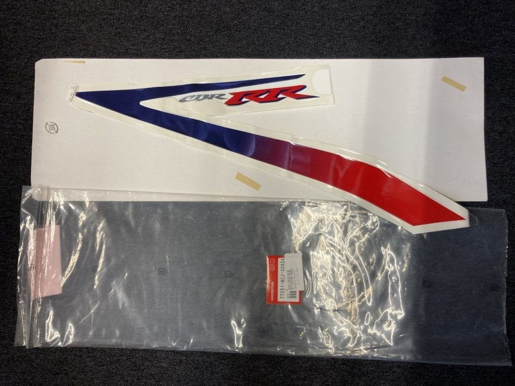 Fireblade cbr929RR bj 2000 sticker kontdeel rechts nieuw, Neuf, -, -, -