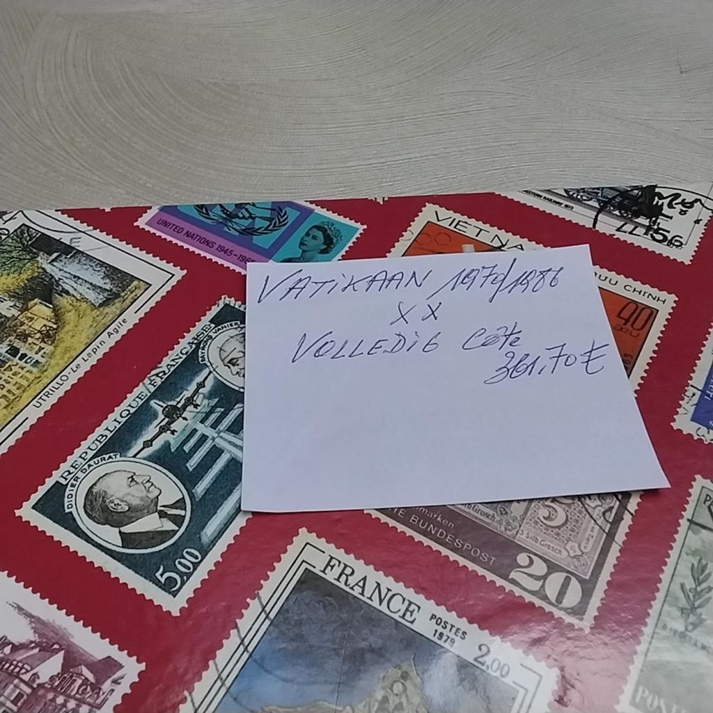 VATIKAAN 1970/1986 postfris met cote 361,70 €, Ophalen of Verzenden