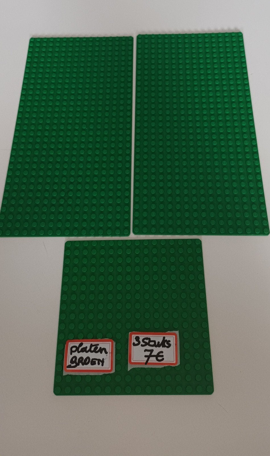 lego 3 groene platen, Kinderen en Baby's, Ophalen of Verzenden, Lego