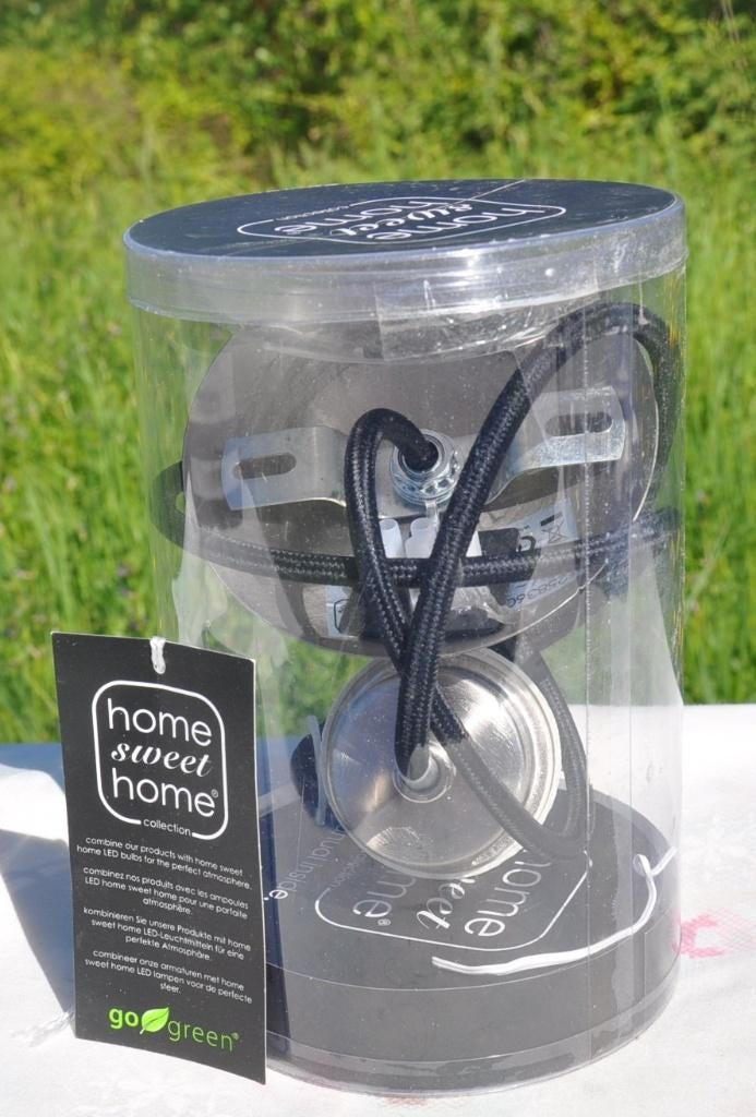 suspension lustre home sweet home 60 watt, Enlèvement ou Envoi, Neuf, Métal