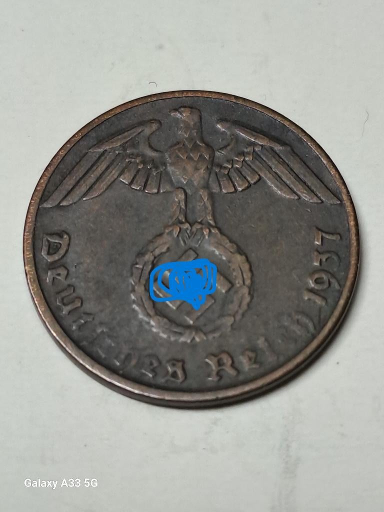 Allemagne 1 Reichspfennig 1937 A, Enlèvement ou Envoi, Allemagne, Monnaie en vrac