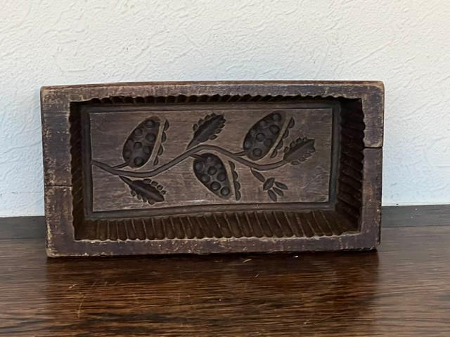 Antieke botermal, plantmotief, Frankrijk, Antiek en Kunst, Ophalen