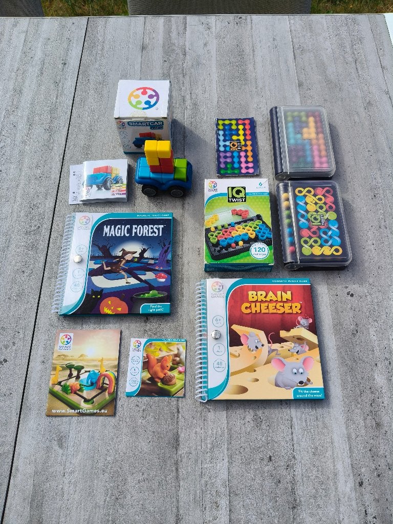 5 originele Smart Games IQ SmartGames - compleet, Een of twee spelers, Ophalen of Verzenden, Zo goed als nieuw, Smartgames