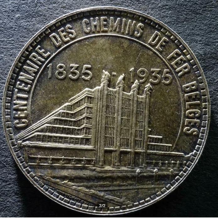 50 Francs 1935 Expo Bruxelles (monnaie argent), Enlèvement ou Envoi, Argent, Série, Argent