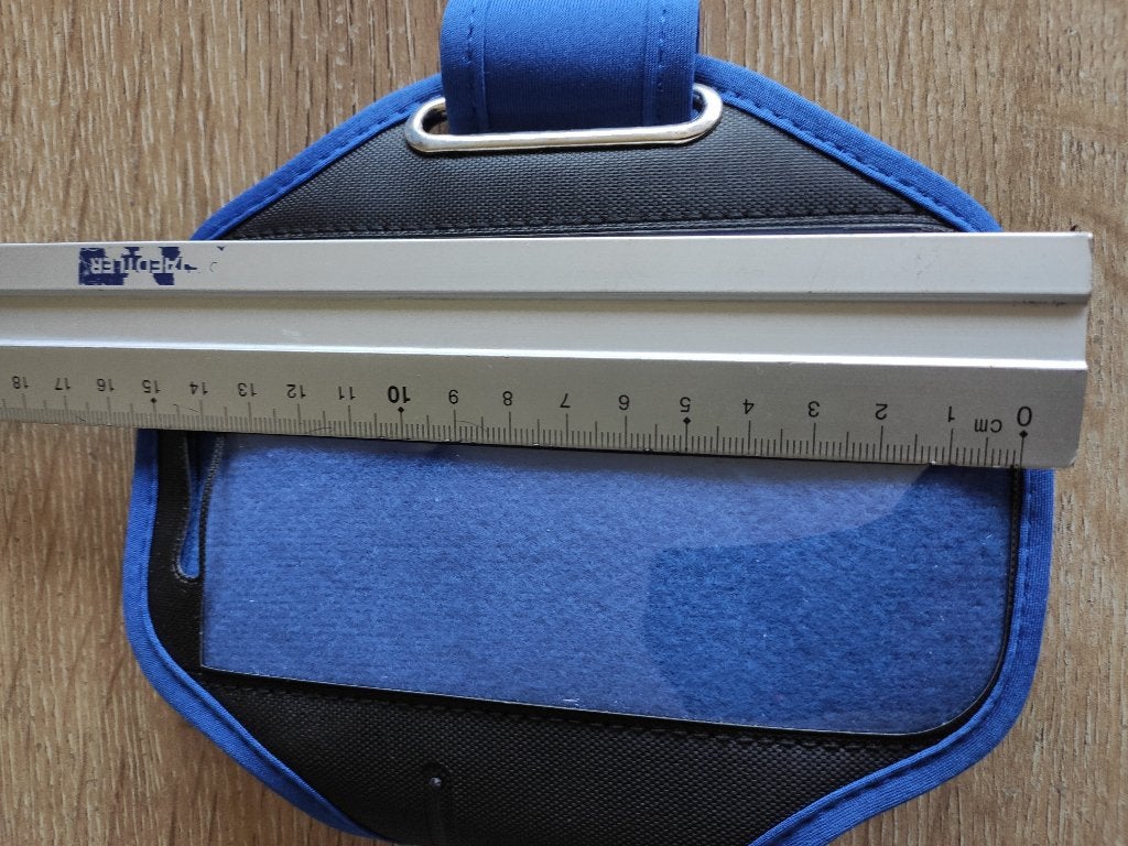 Sportarmband blauw GSM, Sport en Fitness, Loopsport en Atletiek, Ophalen, Zo goed als nieuw