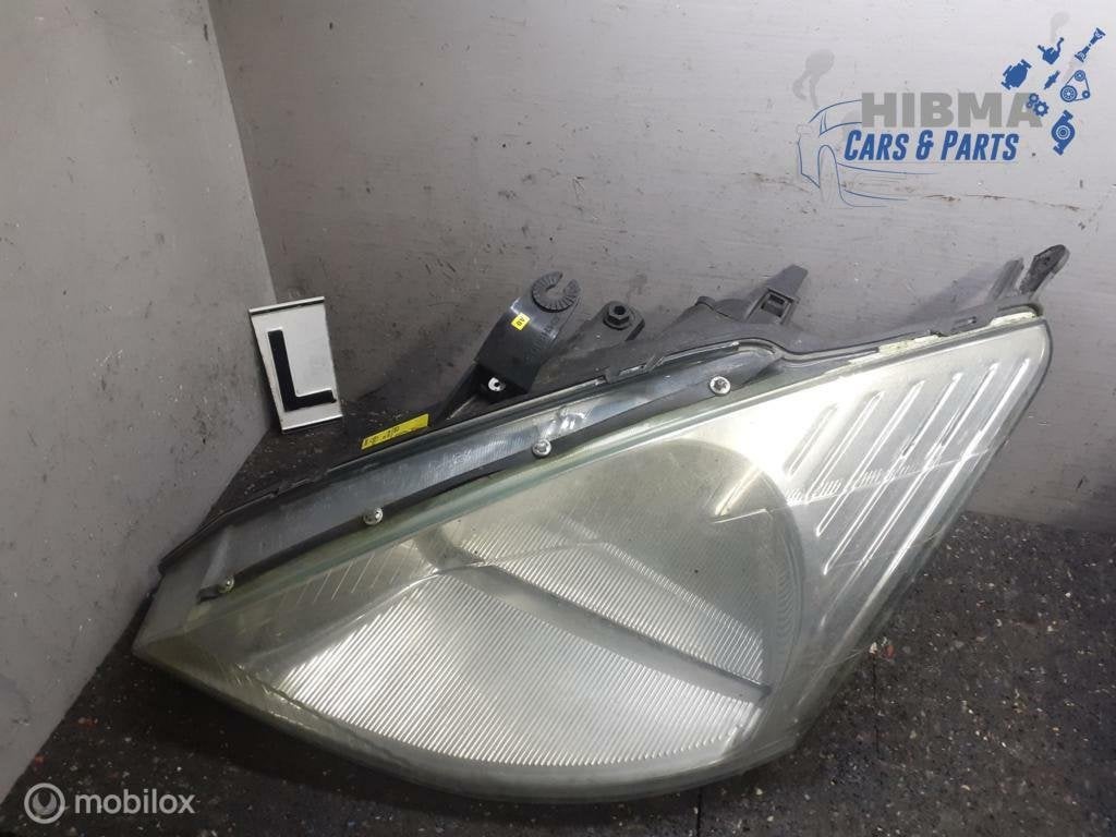 Koplamp Ford Focus I Links XS4X13006 1998 t/m 2005, Gebruikt, Ford, Ophalen of Verzenden, Ford