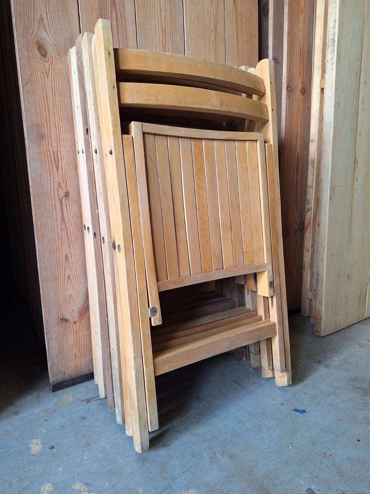 Houten Klapstoelen, Huis en Inrichting, Stoelen, Ophalen
