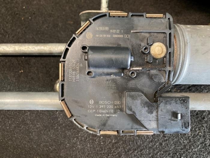 Moteur + mécanique essuie-glace d'un Volkswagen Golf, Autos : Pièces & Accessoires, Volkswagen, -, 3 mois de garantie, Utilisé