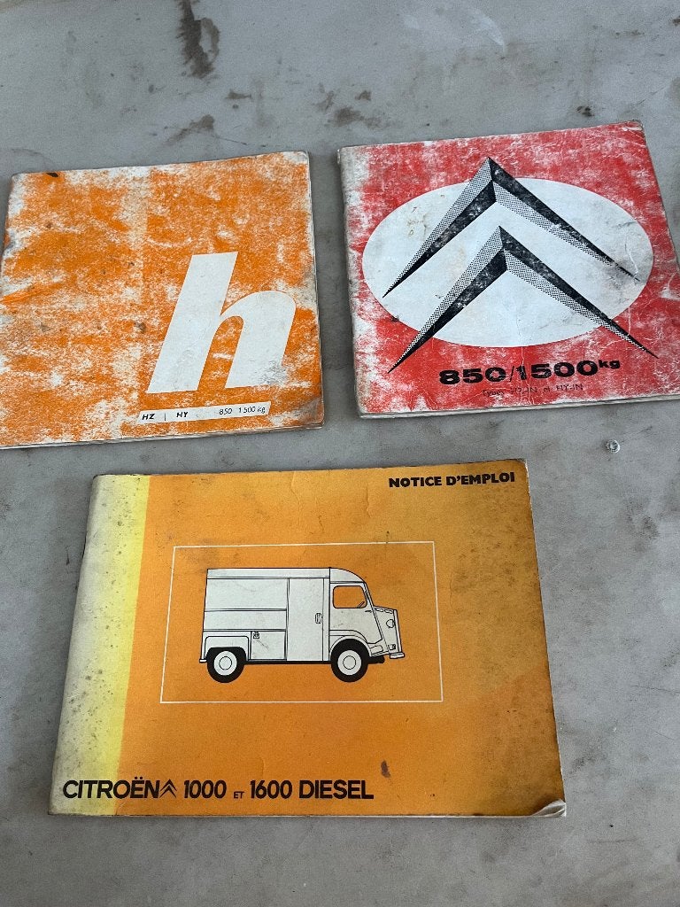 onderhoudboekje citroen HY, Auto's, Oldtimers, Particulier, Te koop, Citroën