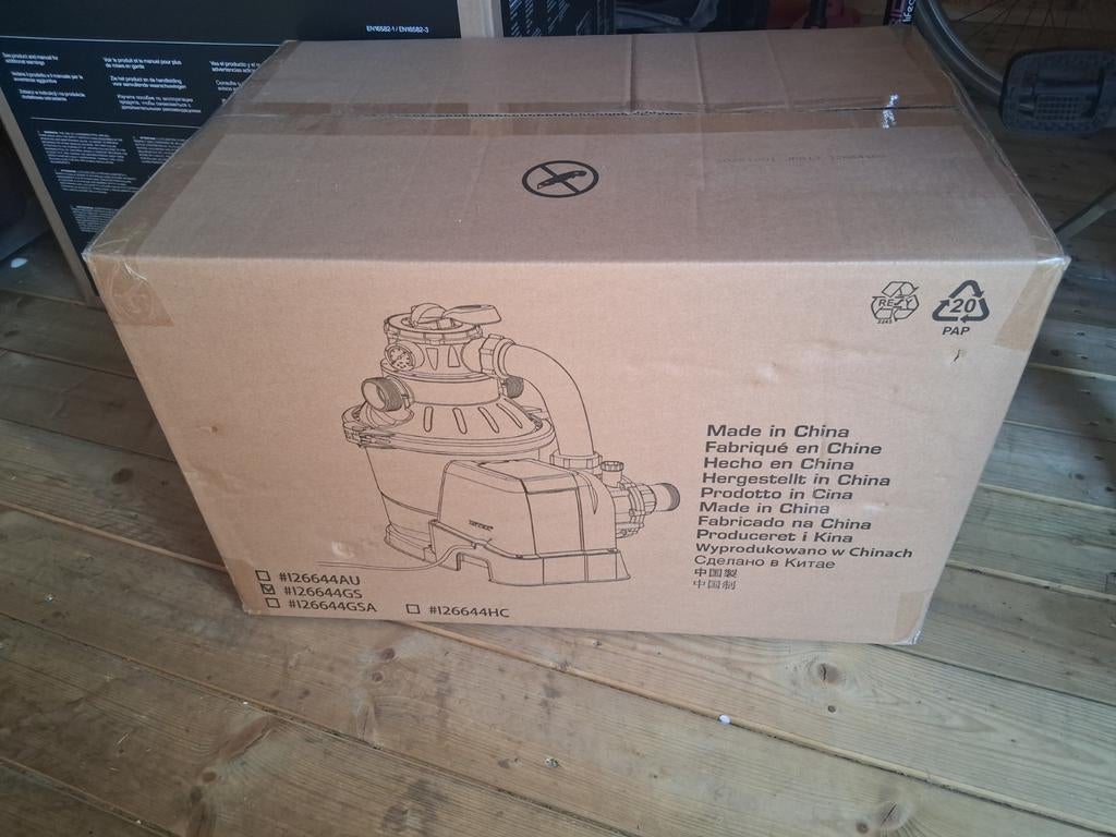 Intex Krystal Clear zandfilterpomp SX1500 (Nieuw in doos), Tuin en Terras, Zwembad-toebehoren, Ophalen, Nieuw, Zwembadpomp