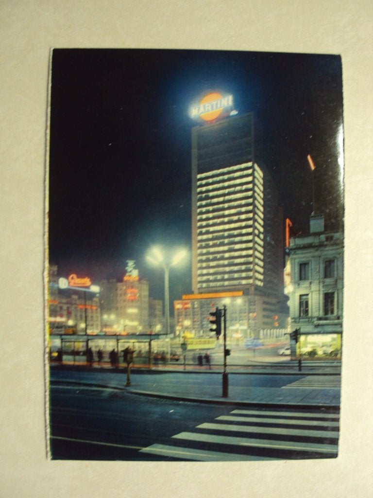 55167 - BRUSSEL - INTERNATIONAAL CENTRUM VERLICHT - 2 FOTO'S, Verzamelen, Ophalen of Verzenden