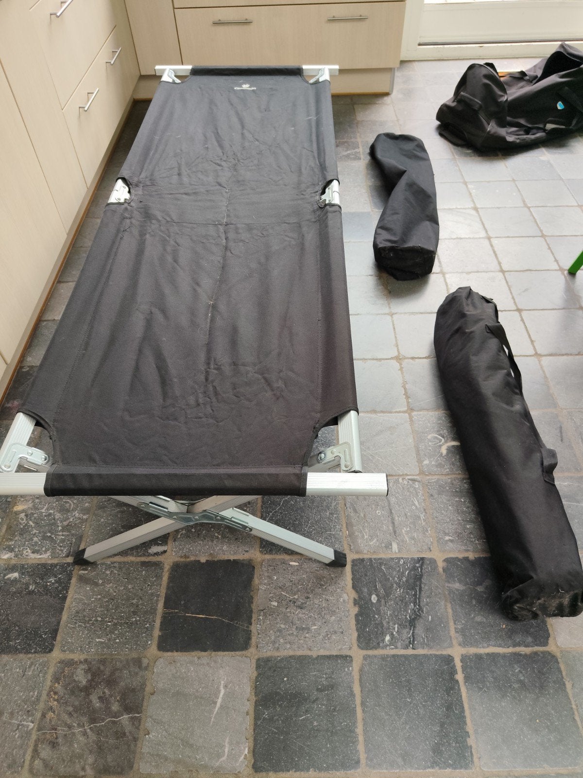 2 campman veldbedden, ideaal voor kamperen, Tuin en Terras, Ophalen