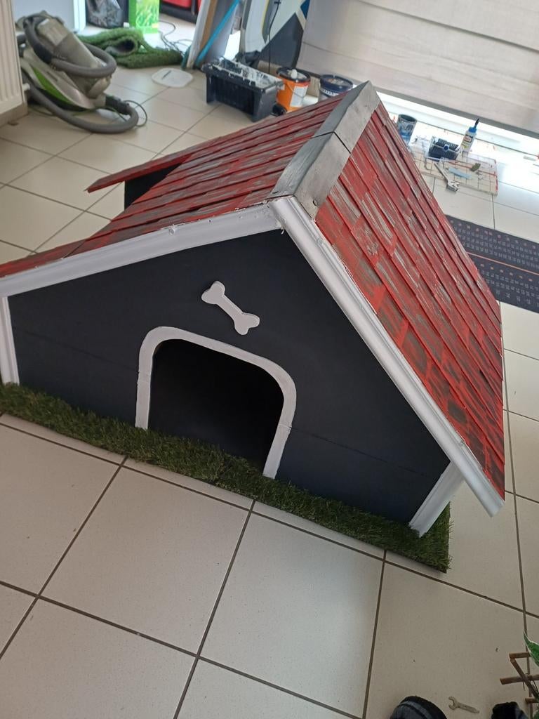 Luxe handgemaakt Hondenhuis - unieke cottagestijl, Dieren en Toebehoren, Ophalen, Hondenhok