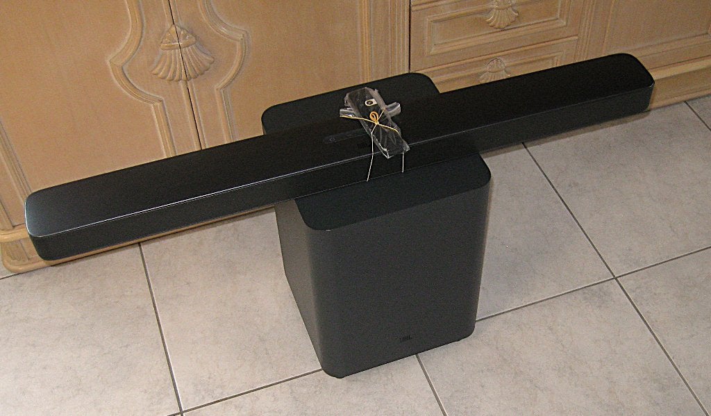 "JBL" Soundbar Surround System Woofer-BASS, TOP-MODEL.!, Enlèvement, Bluetooth, Comme neuf