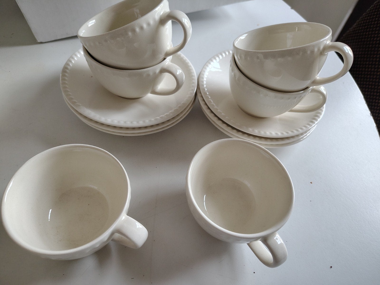 Mokka tassen en ondertassen, Huis en Inrichting, Ophalen, Nieuw, Klassiek, Compleet servies
