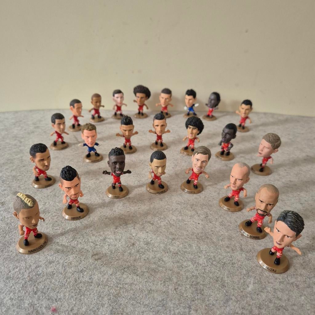 Soccerstarz 24 poppetjes Rode Duivels 2015, Verzamelen, Ophalen of Verzenden