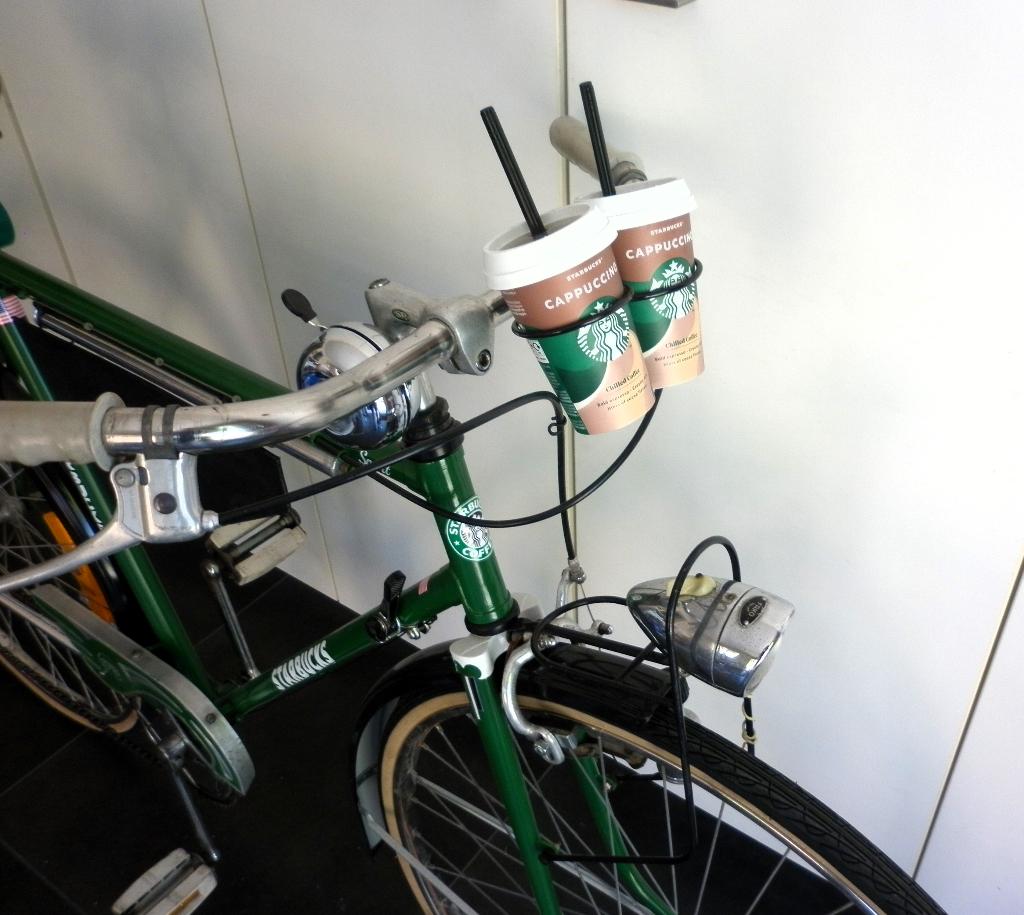 retro sportfiets Starbucks maat 54, Ophalen