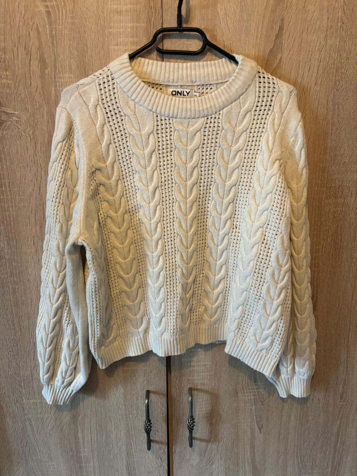 Pull only, Kleding | Dames, Truien en Vesten, Ophalen of Verzenden, Zo goed als nieuw, Maat 46/48 (XL) of groter, Wit