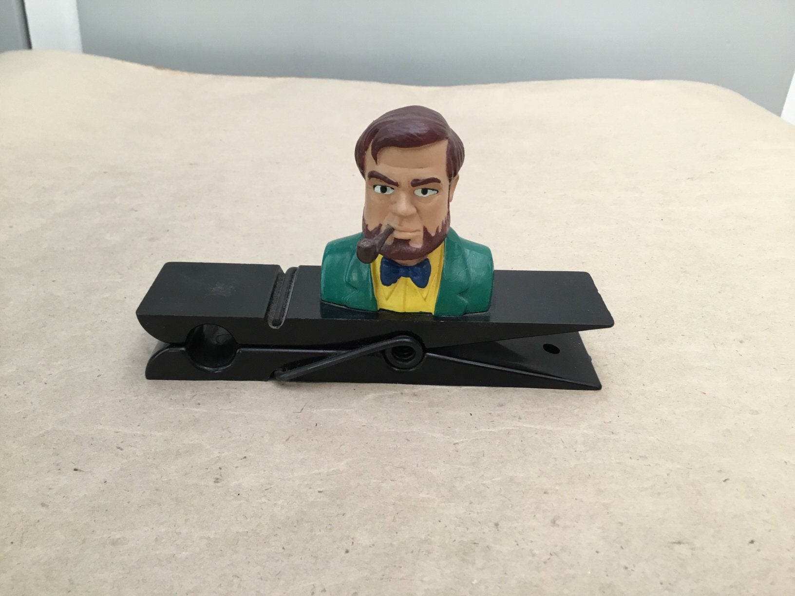 Buste de personnage de dessin animé Mortimer sur clip, Enlèvement ou Envoi, Autres personnages, Comme neuf, Ustensile