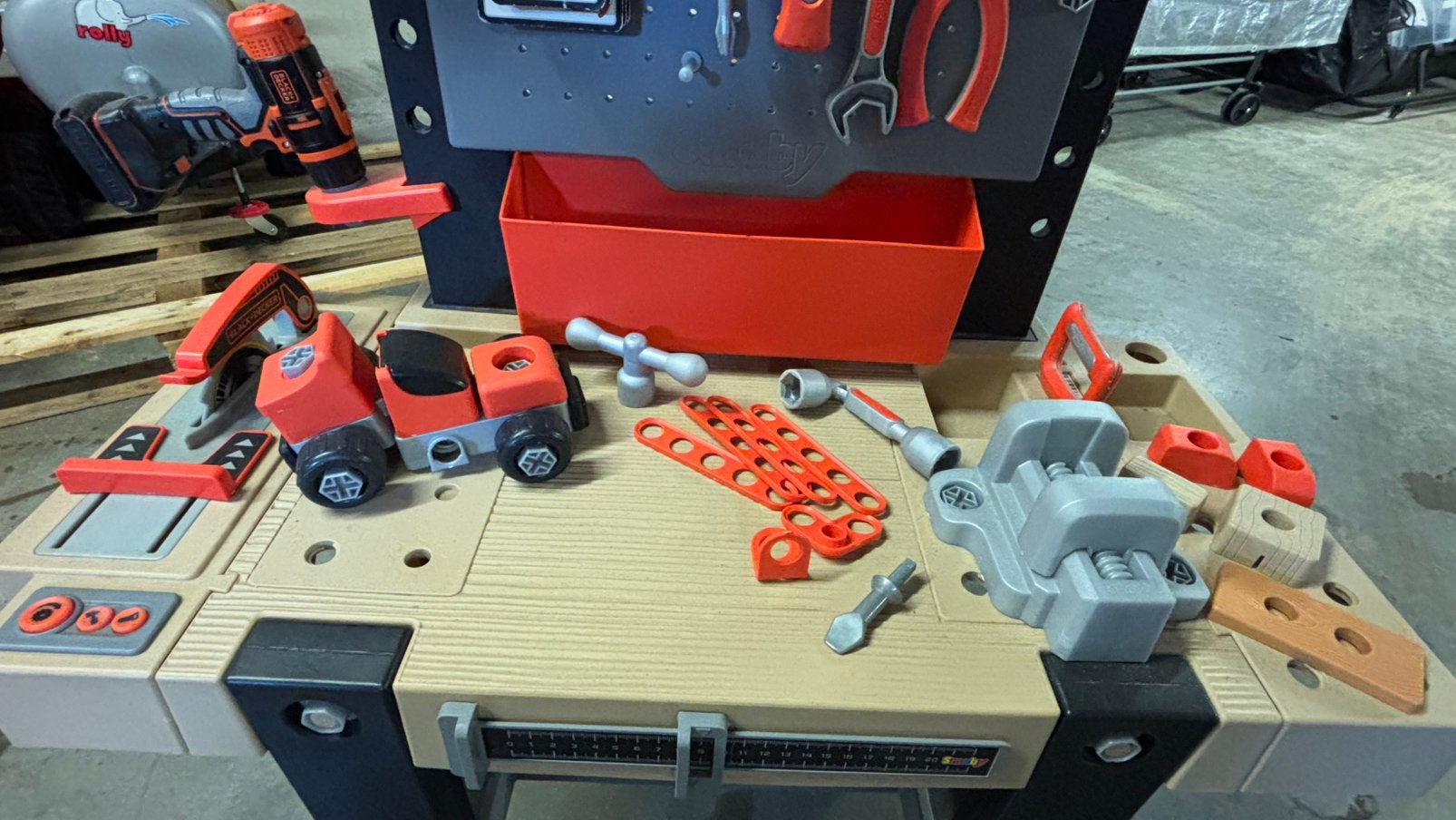 Black & Decker Speelgoed Werkbank (Smoby), Ophalen, Gebruikt