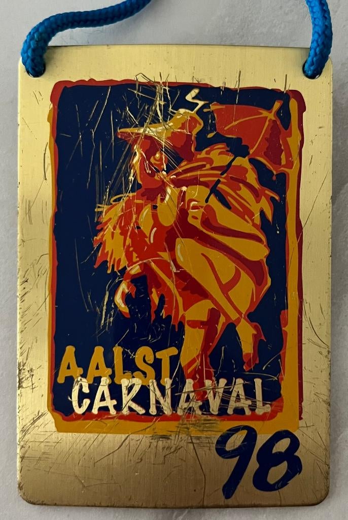 Aalst Oilsjt Carnaval medaille 1998, Ophalen