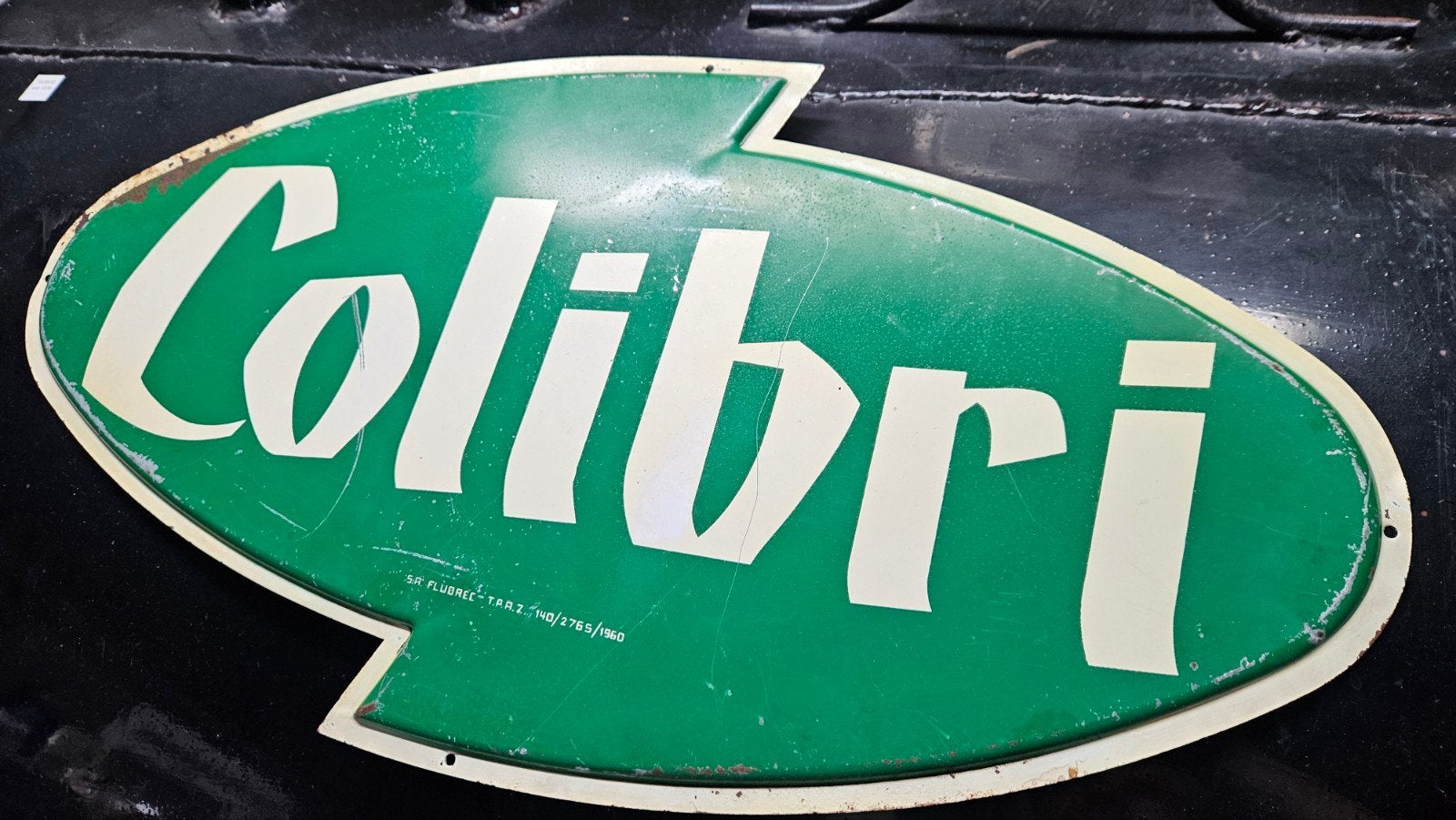 Colibri reclamebord, Verzamelen, Merken en Reclamevoorwerpen, Ophalen of Verzenden, Reclamebord