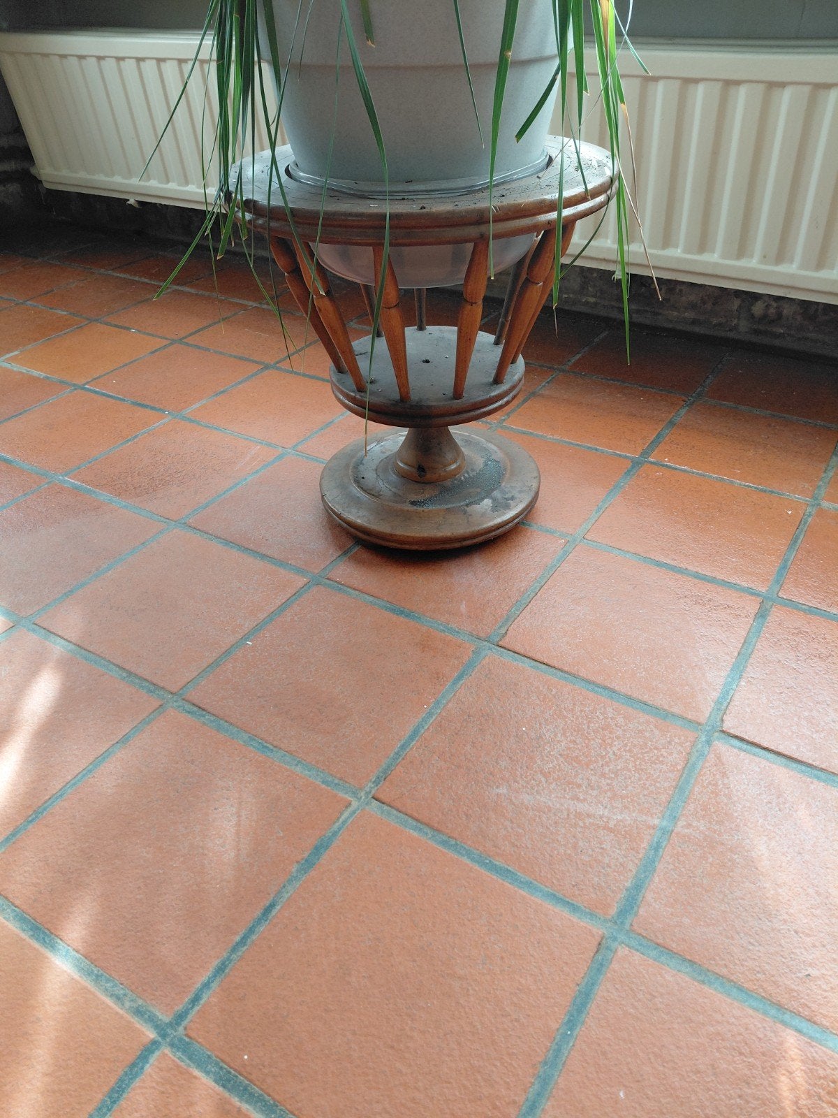 houten vaas, Tuin en Terras, Ophalen, Gebruikt