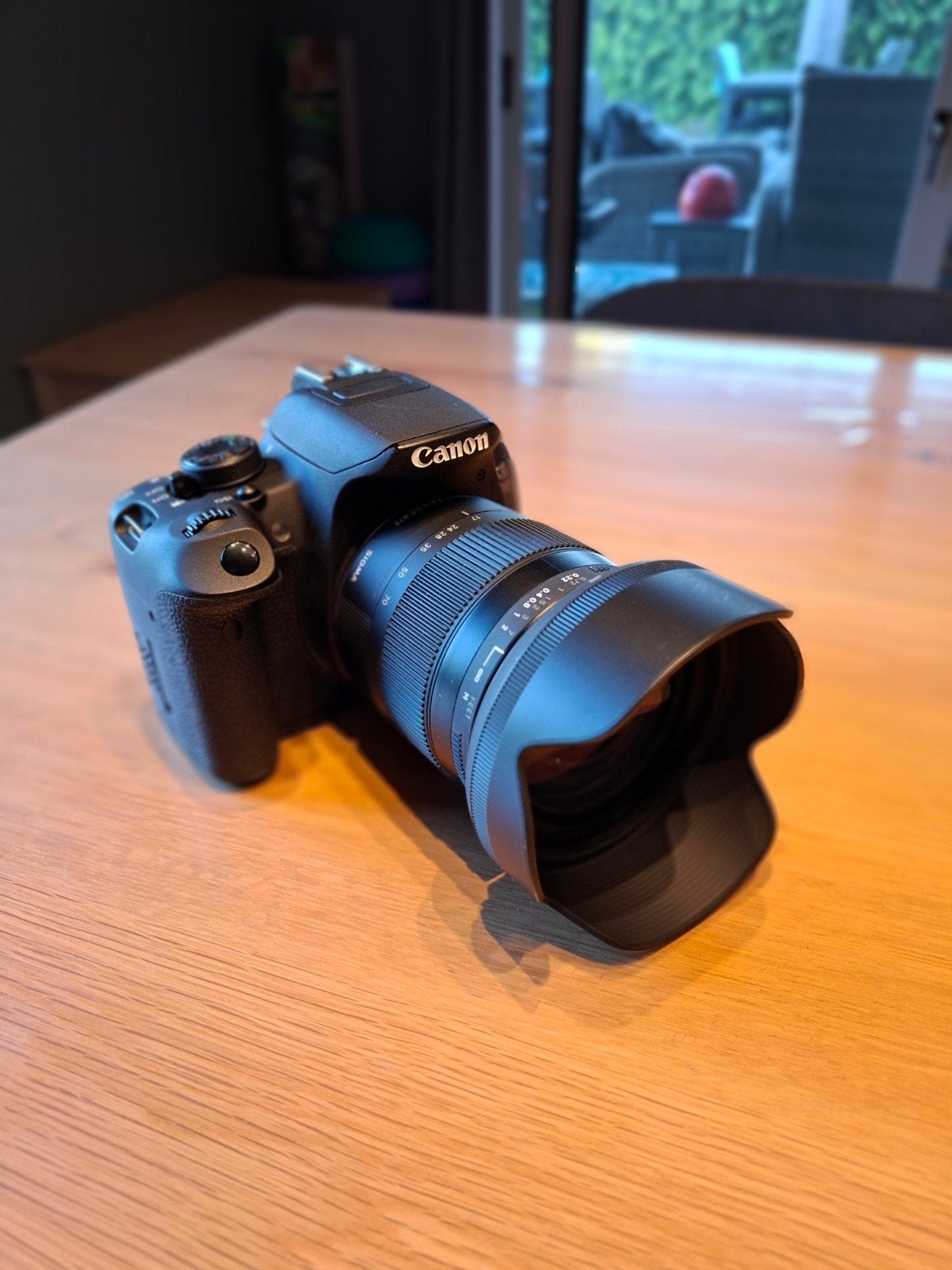 Canon Eos700D + Sigma 17-70 lens, Audio, Tv en Foto, Fotocamera's Digitaal, Spiegelreflex, Canon, 18 megapixels, Ophalen of Verzenden