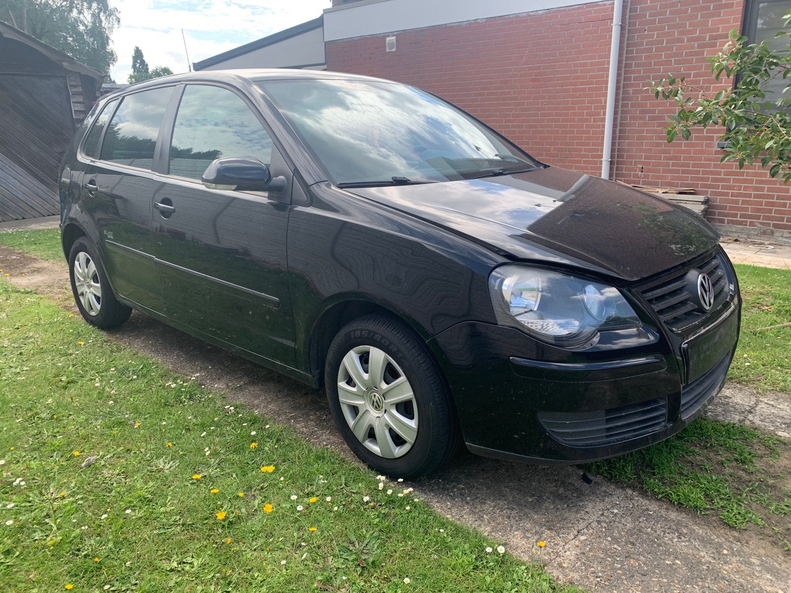 VW Polo Black Edition 1.2 Essence 2009  avec climatisation, Achat, Boîte manuelle, Noir, 5 portes