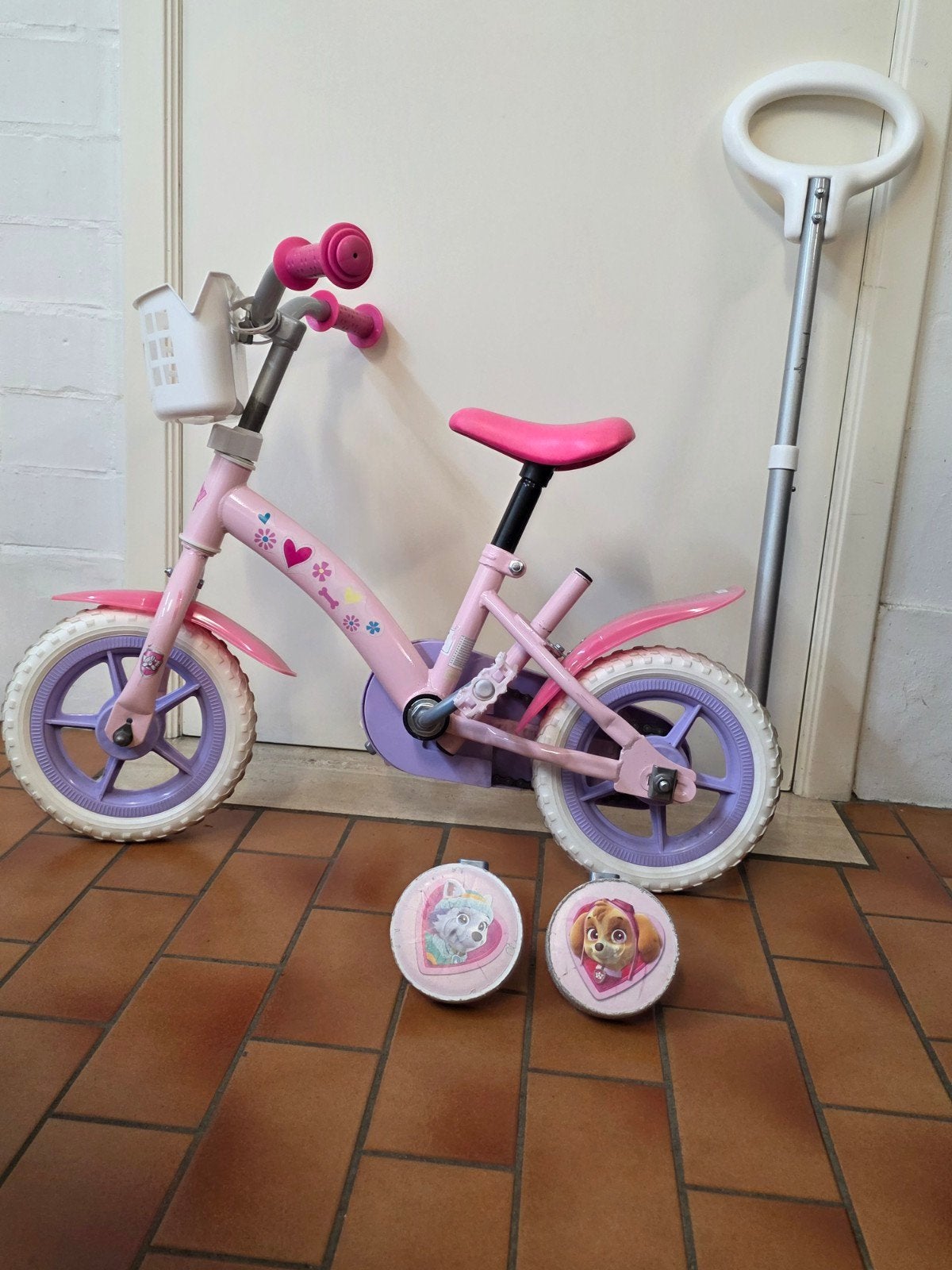 Kinderfiets ideaal om te leren fietsen!, Ophalen, Zijwieltjes