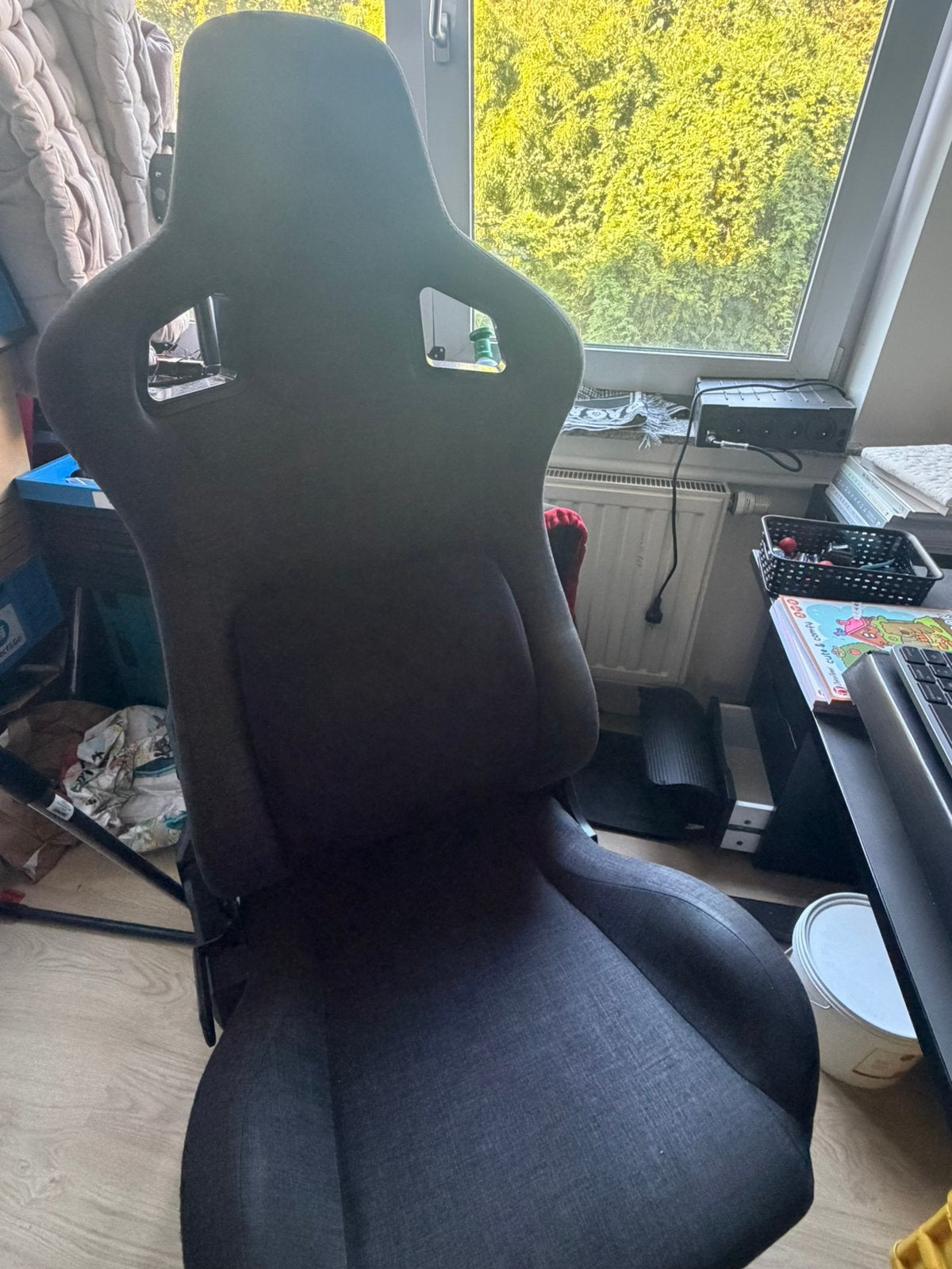 Corsair gamestoel, Huis en Inrichting, Ophalen, Gebruikt, Grijs, Gaming bureaustoel